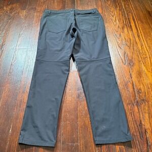 Lululemon Pants Mens 34x30 Black ABC‎ Classic Fit Athleisure Golf Travel EUC